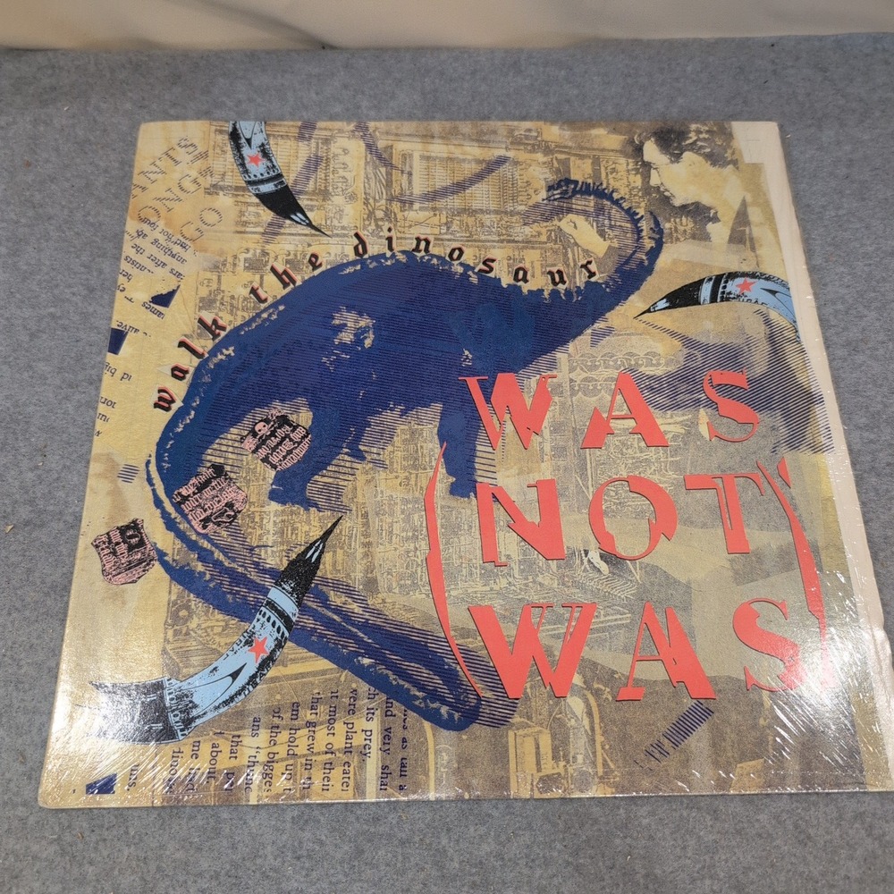 Was (Not Was) Walk The Dinosaur 12" Vinyl Single 1988 Chrysalis 4V9 43332 VG+
